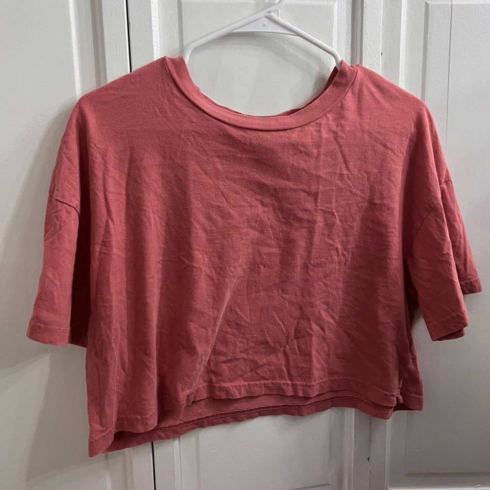 target cropped short sleeve